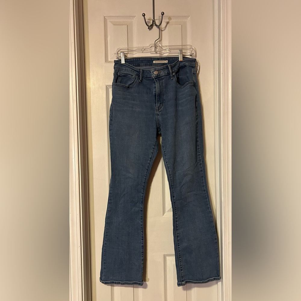 Levi’s 729 31x30 Light blue washed High Rise Bootcut Jeans